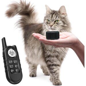 Meow Training Collar Small Cats 5-15Lbs 3 Modes Training  Beep Vibration Shock